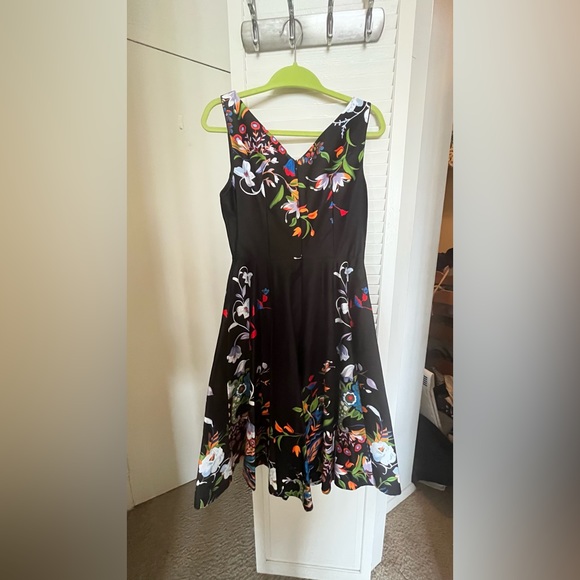 Eva Rose 1940s Style Midi Dress - Picture 8 of 9